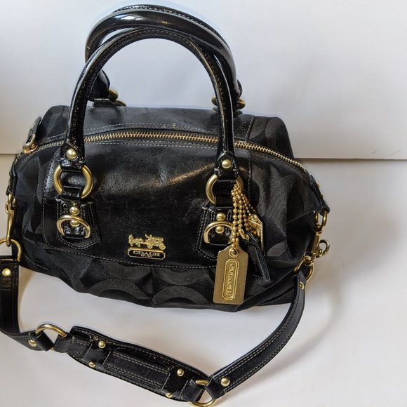 Coach Leather and Canvas Bag - Barely used - Picture 2 of 4